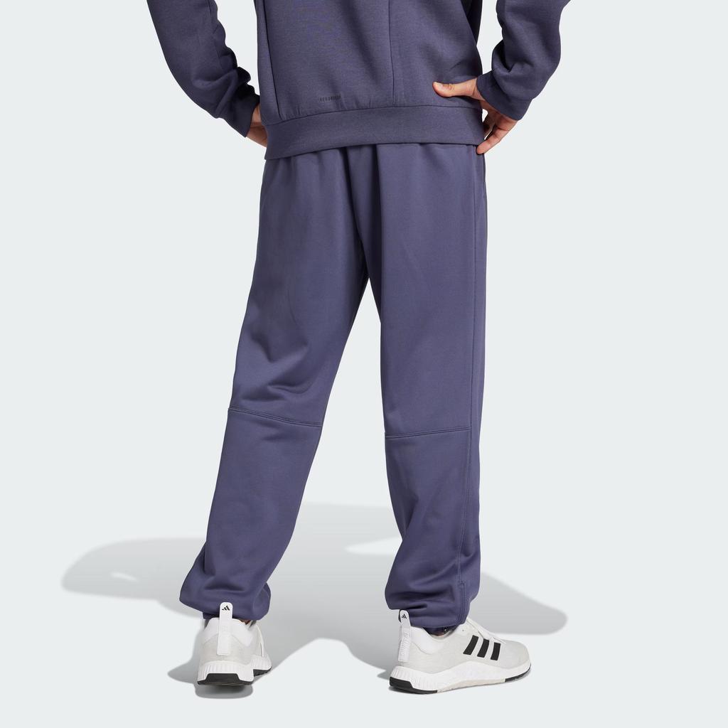 adidas FW24 Game And Go 3 Bar Logo Joggers Series Warm Moisture-Wicking Dry Cuffed Drawstring Sports Pants Men Joggers Dark-Blue IW8416