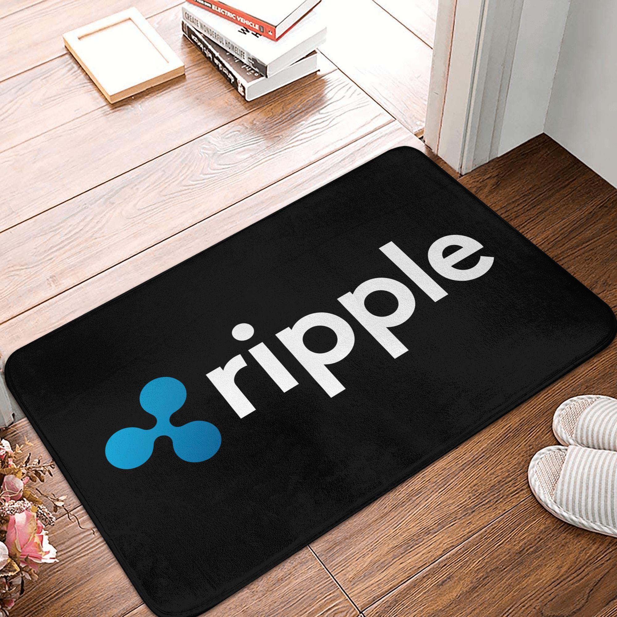 

Ripple XRP Doormat Non-Slip Bathroom Kitchen Mat Living Room Door Floor Entrance Carpet Rug 40cmx60cm