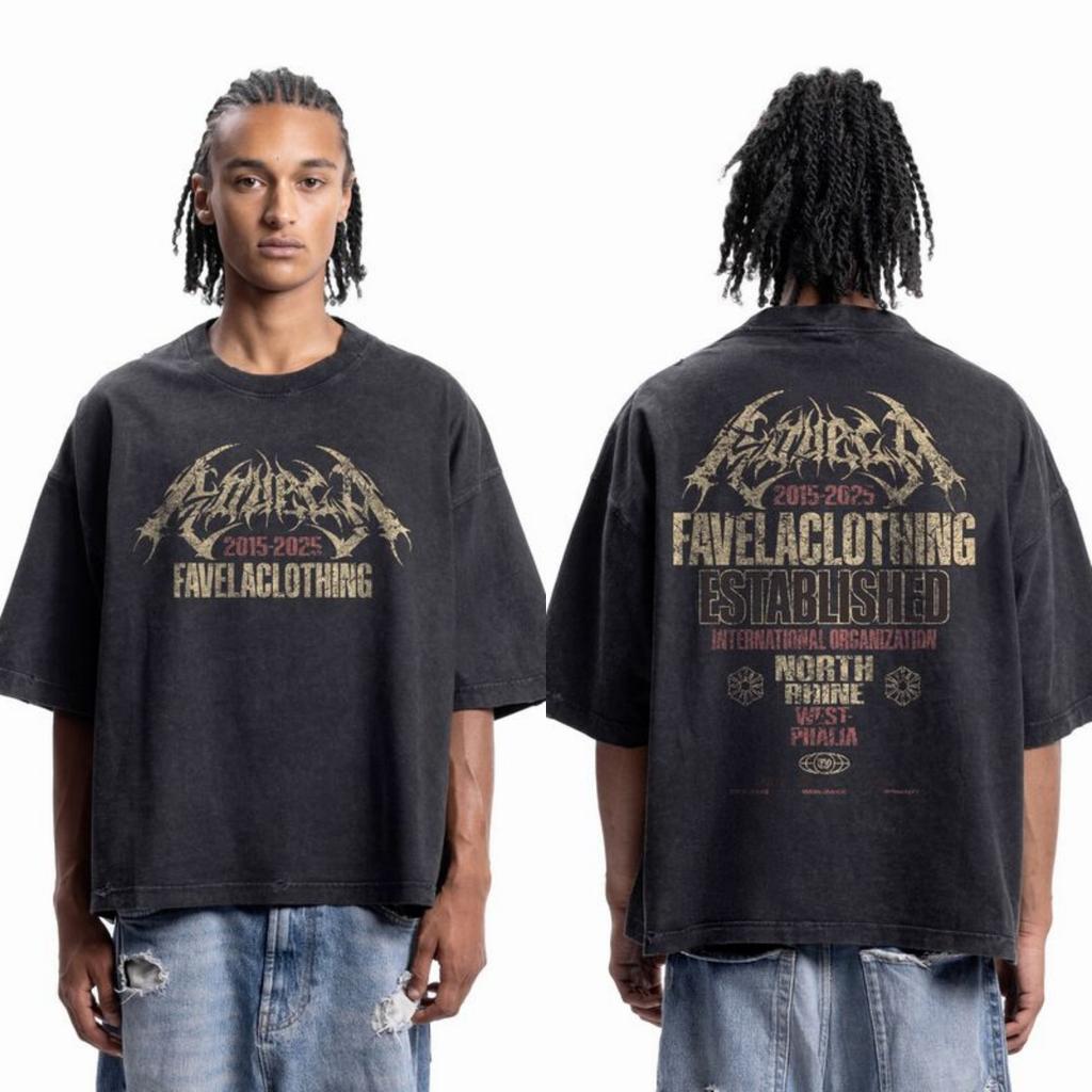 Pank Grunge Dark HighStreet Trendy Brand TShirt Cotton Graphic Tee Unisex Women Summer Streetwear