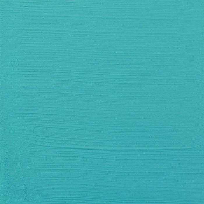 Peinture acrylique - Amsterdam - Tube 120ml - Vert Turquoise - Résistance à la lumière - Finition satinée
