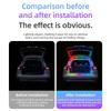 12V 4 Meters Car Trunk RGB Led Ambient Light Strip Flexible Decoration Lamp App Control Neon Atmosphere Lamp Waterproof