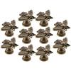 10Pcs Antique Pull Handle Drawer Single Hole Door Handle Cabinet Handles Furniture Hardware Accessories