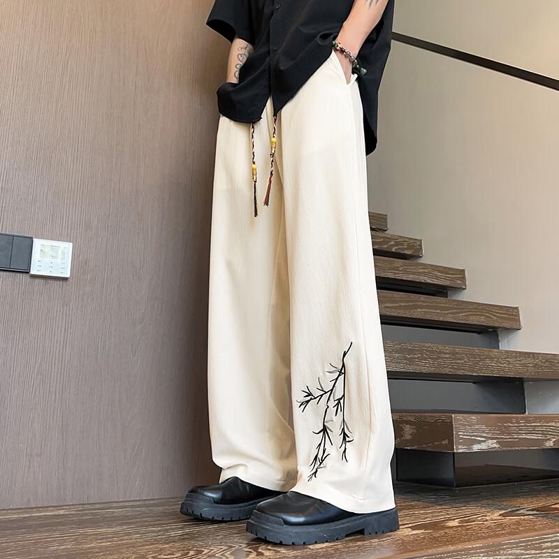 Warrior Men's Ice Silk Loose Straight Casual Sports Pants