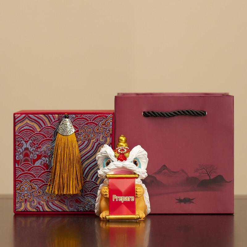 Jiemengzhe Guochao Awakening Lion Resin Figurine Gift Set