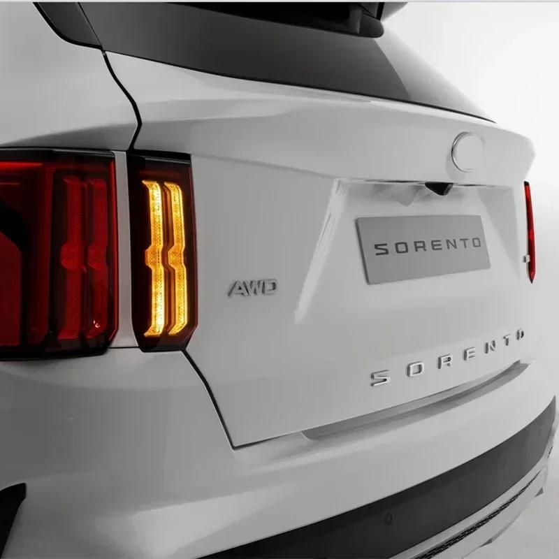 Metalowe Emblematy Litery Stylizacja Samochodu Naklejka Odznaka na Maskę Przednią Bagażnik Tylny Nadwozie dla KIA SORENTO RIO SOUL CEED Forte K3 K7 Akcesoria