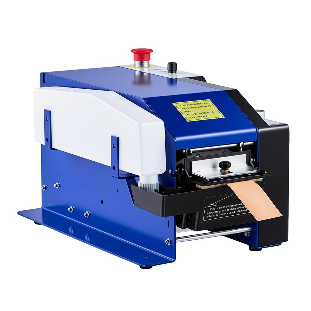 Water-Activated Tape Dispenser, Automatic Kraft Gummed Tape Dispenser, 100995mm Adjustable Length, 40100mm Tape Width, 220V Electric Water-Activated