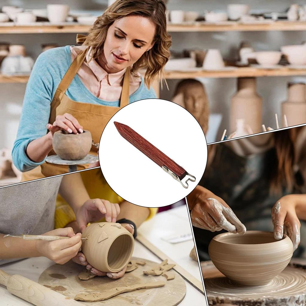 Pottery Foot Ring Tool Handmade Carving Scraper Shapers Pottery Foot And Rim Shape Tool For Centering Trim Cone Cutting Glazing