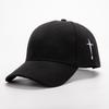 Men and Women Polyester Cotton Four Seasons Embroidered Cross Casual Versatile Sun Hat Women's Sun Protection Hat New Baseball Cap