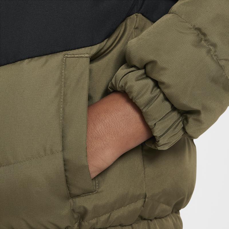 Nike Down Jacket Olive Green Children Aged 3 7 Years Old IB5826-222