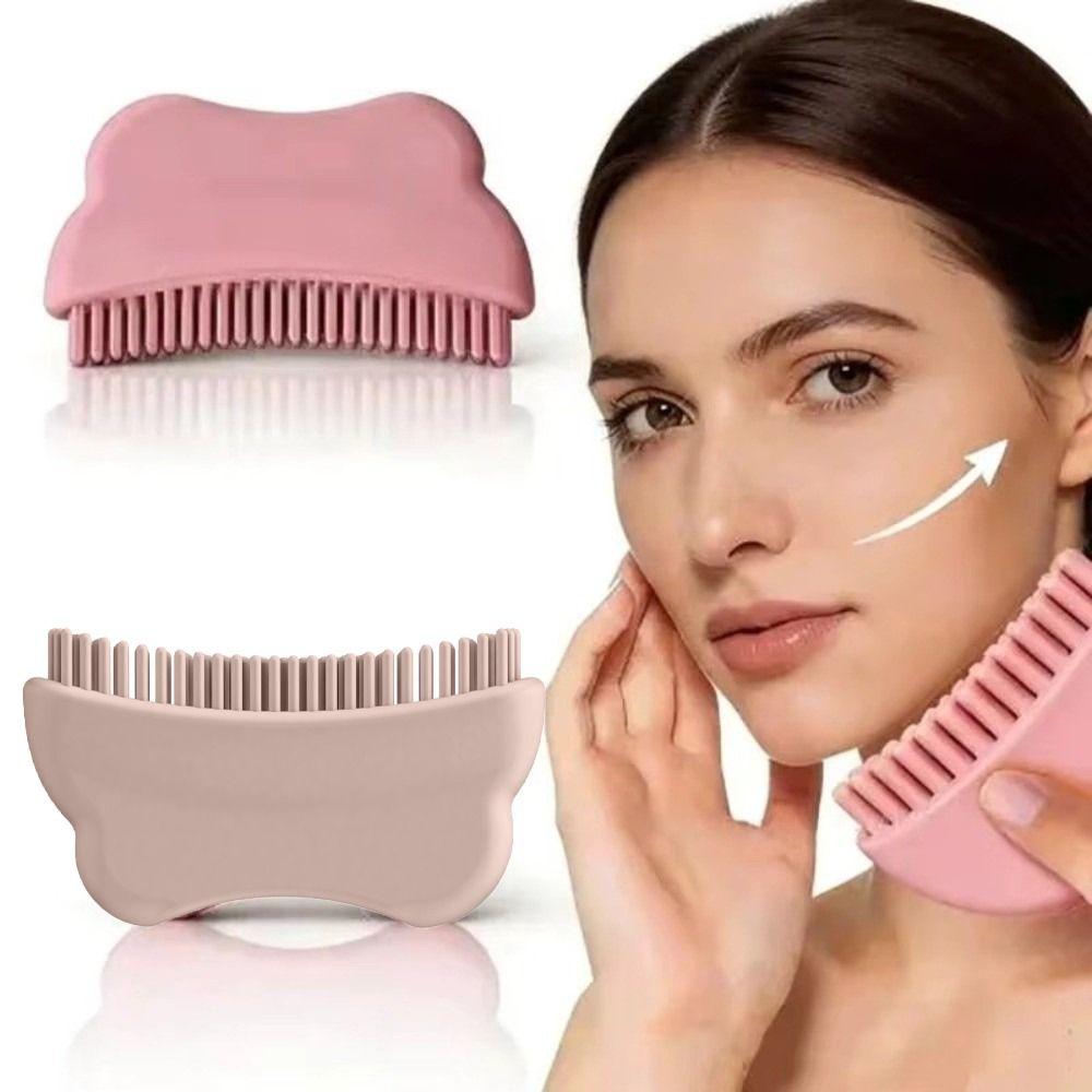 Deep Cleanse Facial Massage Brush Silicone Facial Anti-Puffiness Brush  Soothe Massage