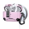 KEYSION Magnetic Automatic Switch Earphone Case for Airpods Pro 3 Pro 2 Shockproof Phone Stand Hook Headphone Cover for AirPods 4