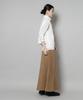 Nano Universe Faux Suede Pleated Skirt Be Paired with Other F 044 Camel Women's (Can Items) 673-5230311
