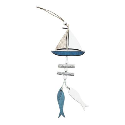 Small Fish Pendant Series Small Innovative Exquisite Lightweight Ocean Fish Boat Craft Pendant for Home