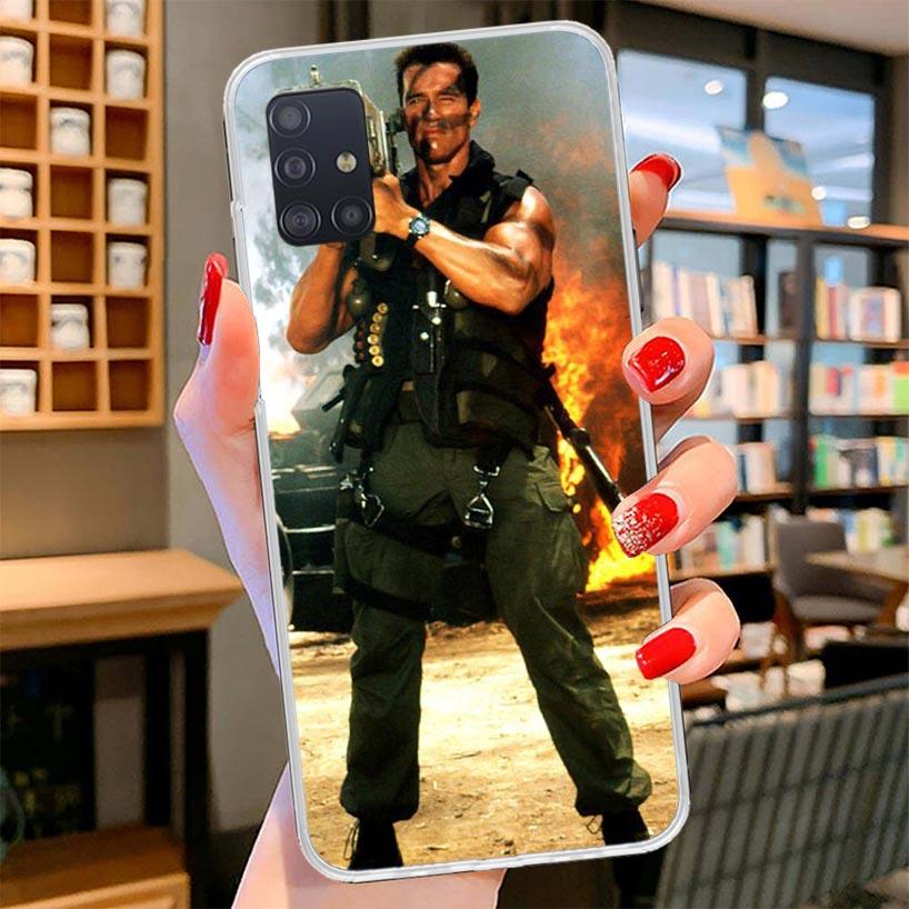Arnold Schwarzenegger Terminator Cover Phone Case For Samsung Galaxy A12 A22 A32 A52 A72 A02S Phone Case Note 20 Ultra 10 S10 Pl