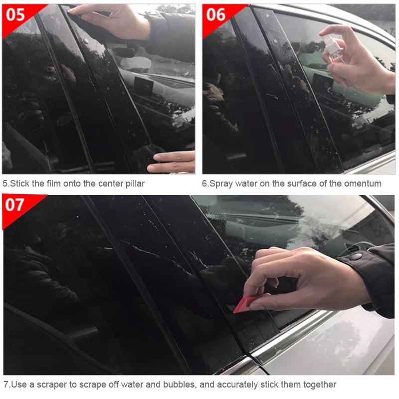 Car Protective B Pillars TPU Film For XPENG G9 G6 X9 MONA M03 P7+ P7 2023-2026 Auto Window Body Paint Sticker Accessories