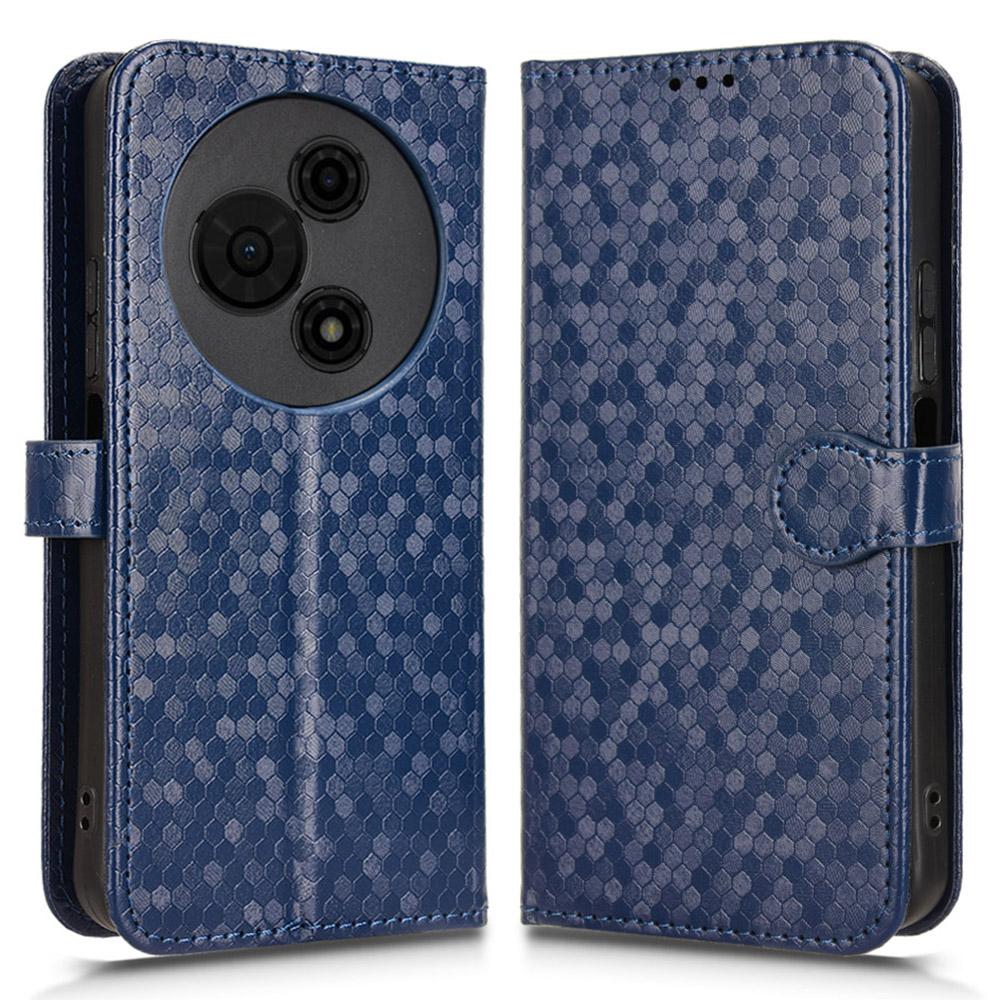 Pentru TCL 605 4G Husă tip portofel Imprimeu cu puncte Husă telefon din piele PU cu curea de mână