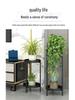 Elegant Multi-Tier Wrought Iron Indoor Plant Stand for Balcony or Living Room