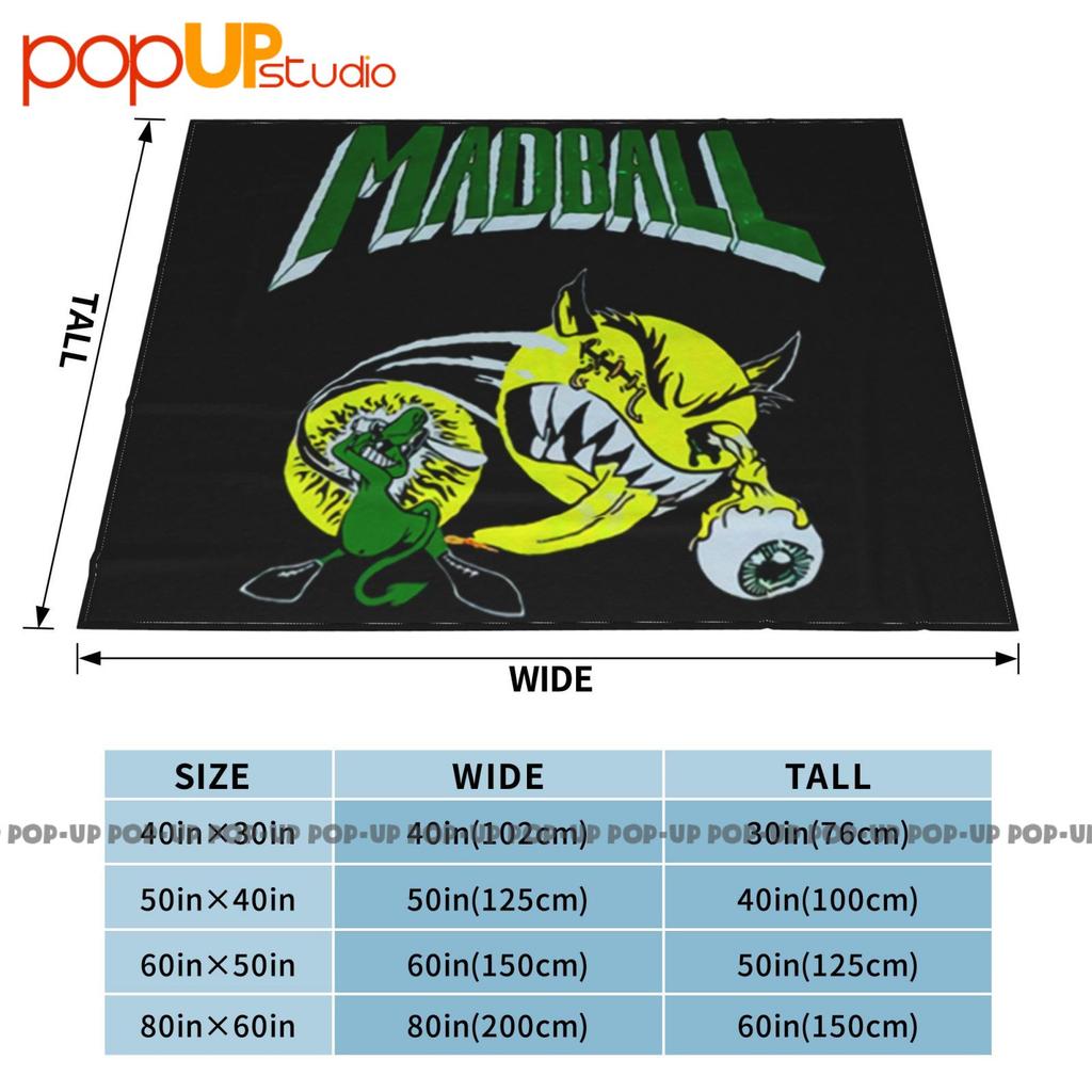 Madball Ball Ultra-Soft Blanket Quilt Winter Sofa Cover Bed Covers