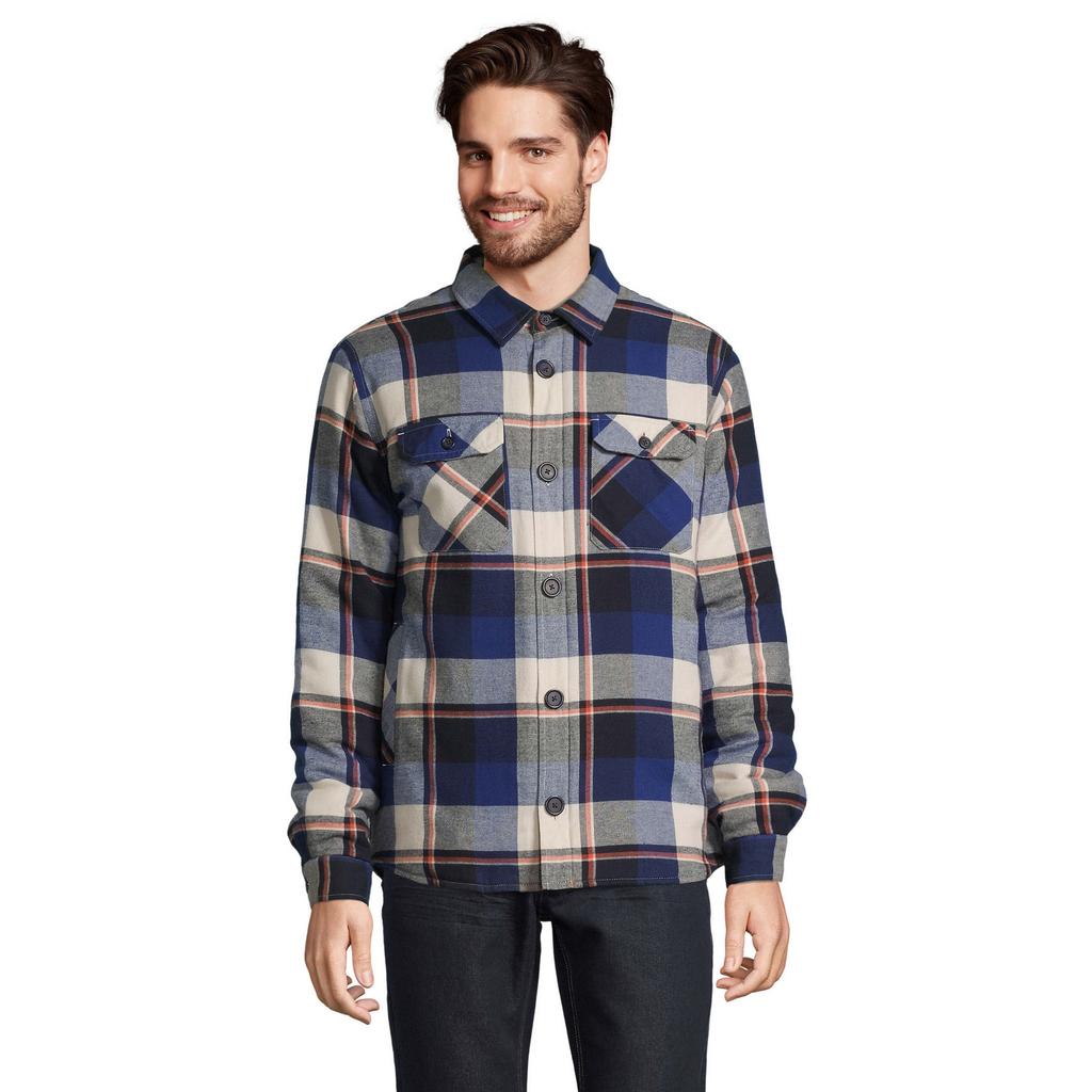 SOLS Unisex Adult Noah Checked Overshirt