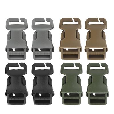 2pcs Set Side Release Buckle Buckles 0 98inch Quick Attachment Surface Mount