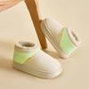 Cotton slippers winter home use velvet comfortable warm non-slip deodorant waterproof cotton shoes winter