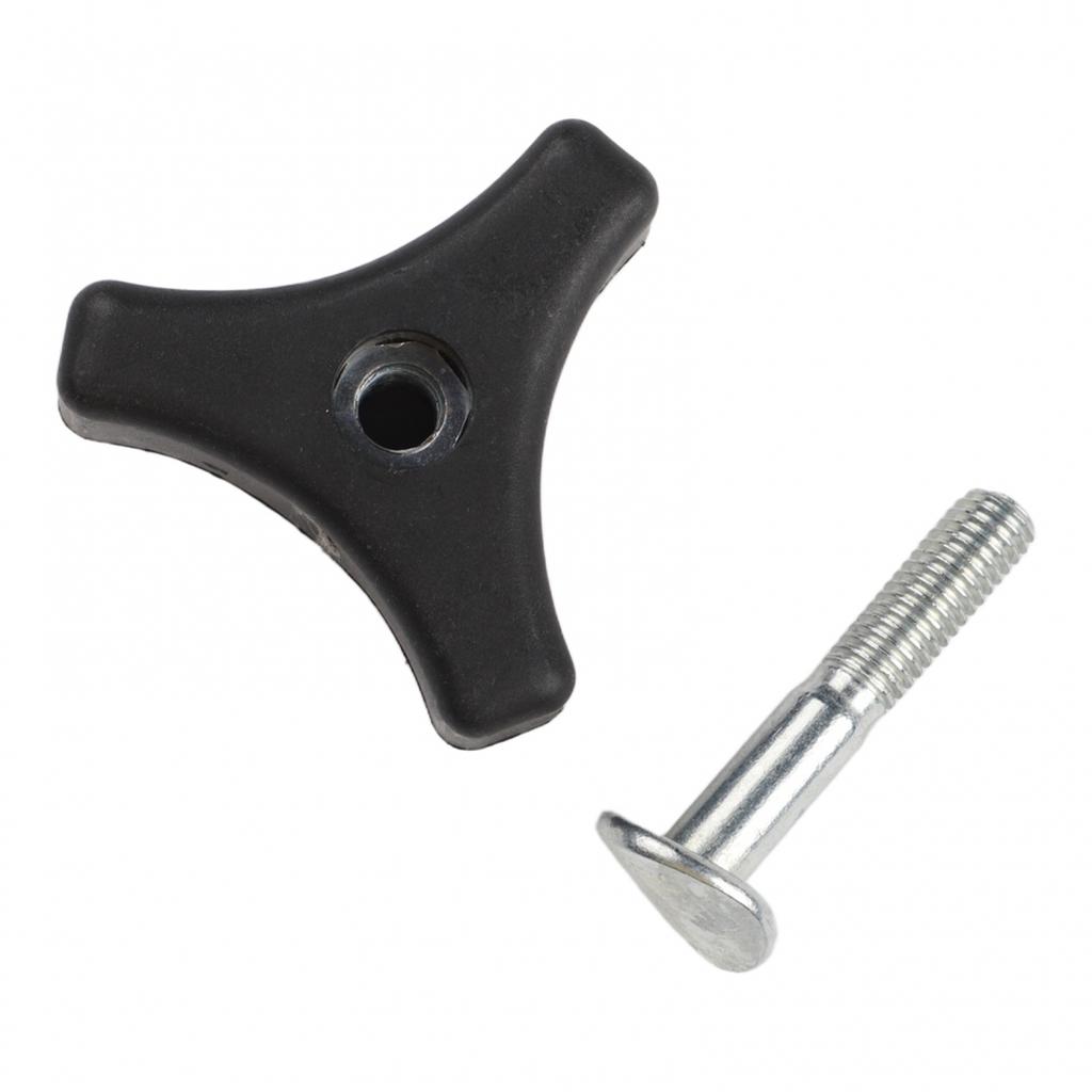 ABS Plastic Lawn Mower Bolt Handle Knob Zinc-plated Iron
