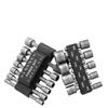 14-Piece Hex Shank Non-Magnetic Socket Set for Air Wrench (Metric/Imperial)