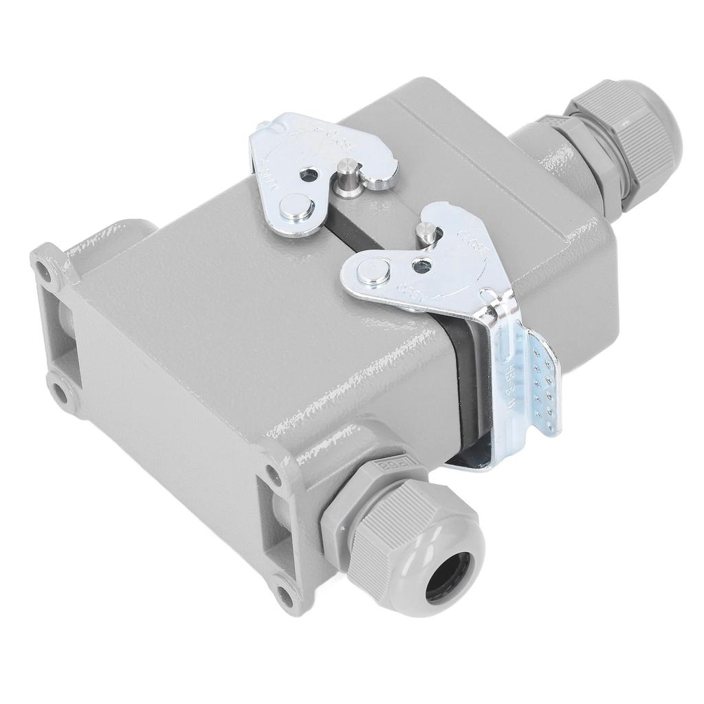 Heavy Duty Connector Rectangular Cast Aluminum Alloy Connector with Industrial Plugs 16A 500V