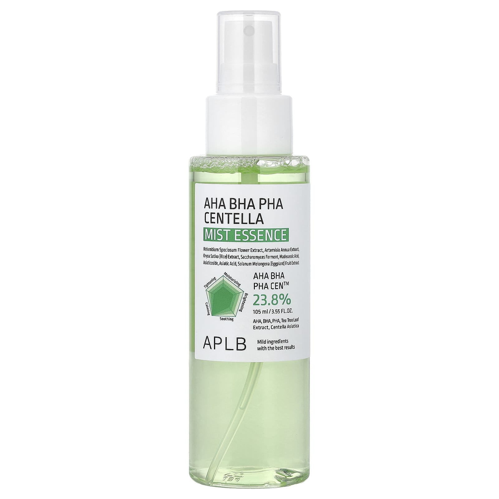 

APLB, AHA BHA PHA Centella Mist Essence, 105ml (3.55fl oz)