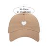 Sweet Summer Baseball Cap Love Heart Peaked Caps Fashion Sun Hat  Women Girls
