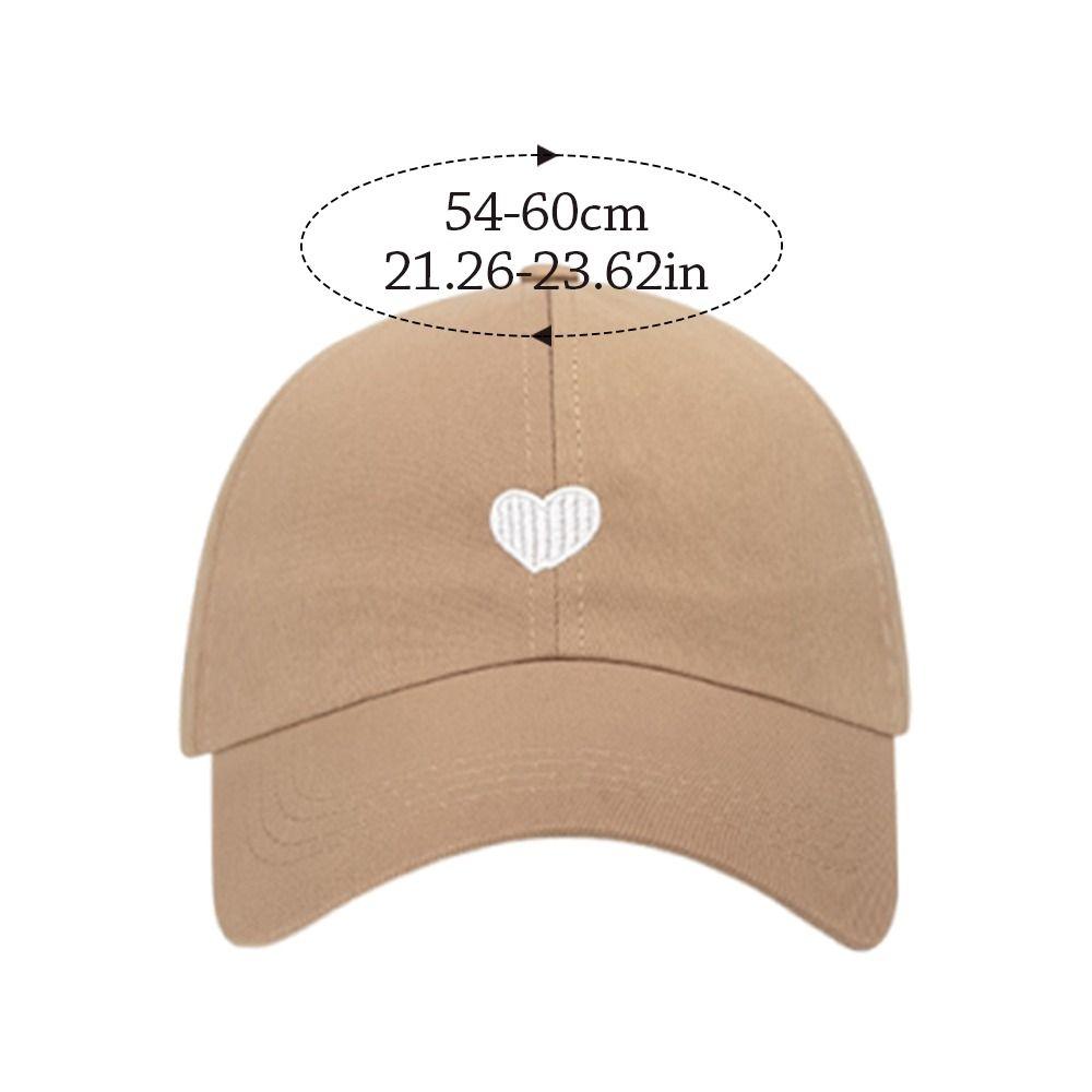 Sweet Summer Baseball Cap Love Heart Peaked Caps Fashion Sun Hat  Women Girls