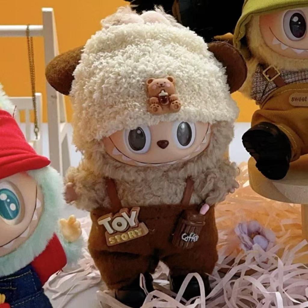 Baby Clothes 17cm Pendant First and Second Generation Vinyl Plush Doll Replacement Clothes Set