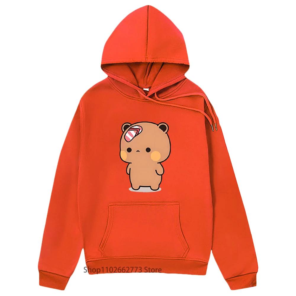 

Милый Дуду был брошен в шлепанцы Бубу, так как он дразнит Бубу Графический свитшот Kawaii Panda Bear Top 3XL