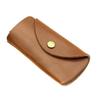 FashionBerry Camel Tochigi Leather Key Case for Men and Women, Compact, Luxury, Made in Japan, Genuine Leather, 3-Ring Key Ring, Zippered, Carabiner,