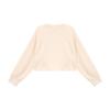 Adidas Short Crew Neck Sweatshirt Women Tops Beige HE3095