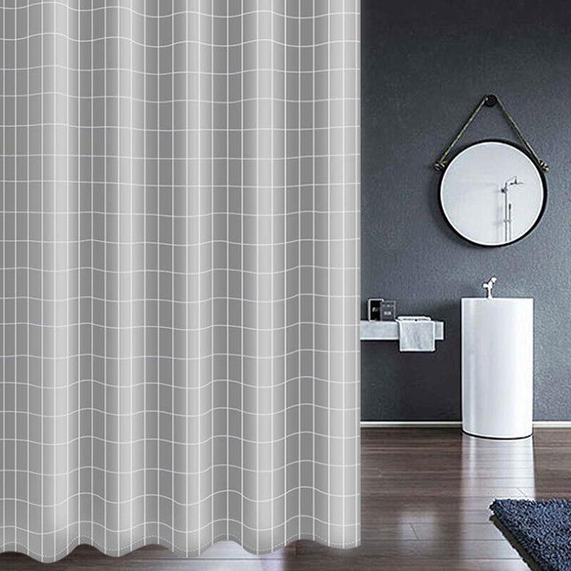 Fabric Shower Curtain Plain White Extra Wide Long Standard With Hooks Ring Bath Curtains Fabric Shower Curtain Plain White Extra, Extra Wide Shower Curtain Hooks