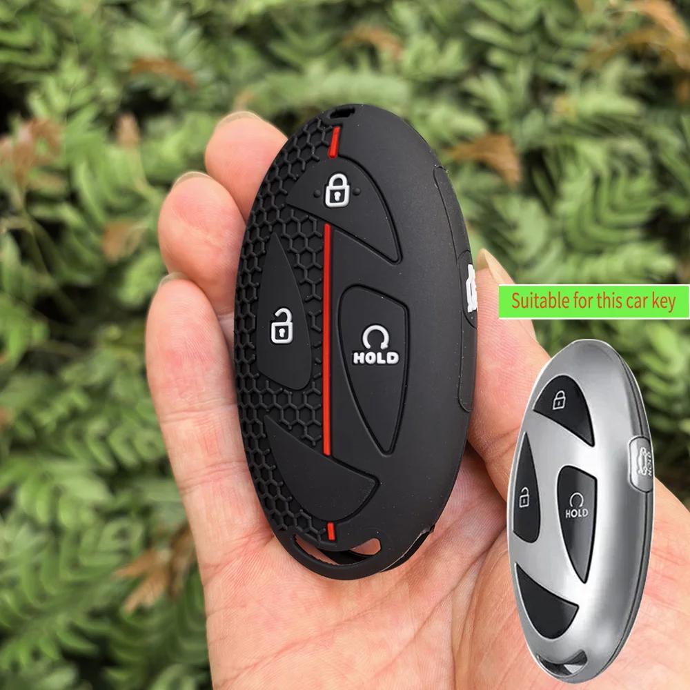 

Car Key Case Cover For Hyundai Santa Fe Sonata Grandeur Staria Kona Ioniq Tucson Elantra Remote Fobs Shell Accessories