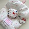 Cute Cartoon Doodle Bow KT Cat AirPods 4 Case Compatible with AirPod 3 Apple Pro Earphone Cover