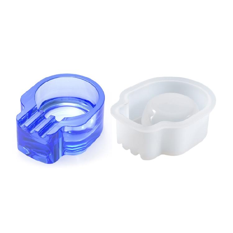 Round Shape Silicone Ashtray Mold Jewelry Casting Molds for DIY Crafts Home Mold