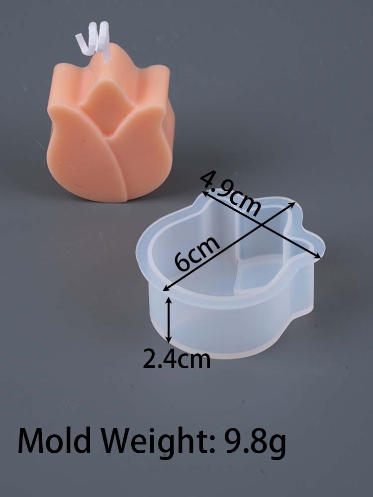

Силиконовая форма для свечей в форме цветка Сделай сам Тюльпан Орхидея Ароматическое мыло Свечи Формы Гипс Смола Изготовление Поделок Домашний Декор на День Святого Валентина