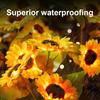 Solar Sunflower Light LED Garden Artificial Flower Light with 36956 Sunflowers Outdoor Waterproof Stake Light for Backyard Flower Bed