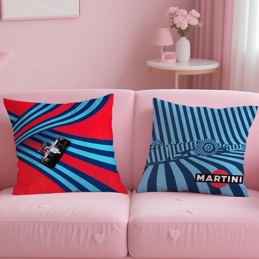 Trendy Mmartinied Cushion Cover Soft  EasyWash Pillow Case  Versatile for Couch Bed Travel and Office
