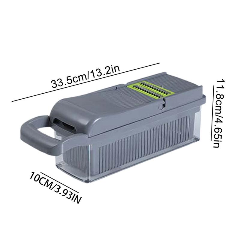 Mandoline Slicer 12 In 1 Multifunctional Stainless Steel Vegetable Grater Food Chopper Cheese Grater Garlic Crusher