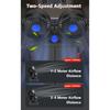 Dual Head Car Fan 12V 24V 5V Rotation Cooling Fan for Car 3-Speed Adjustable Auto Air Fan Portable Electric Fan SUV Truck