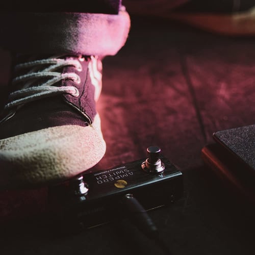 Hotone Dual Footswitch Pedal, Momentary 2-Way Pedal, Footswitch Controller, Ampero Switch, 6.35mm