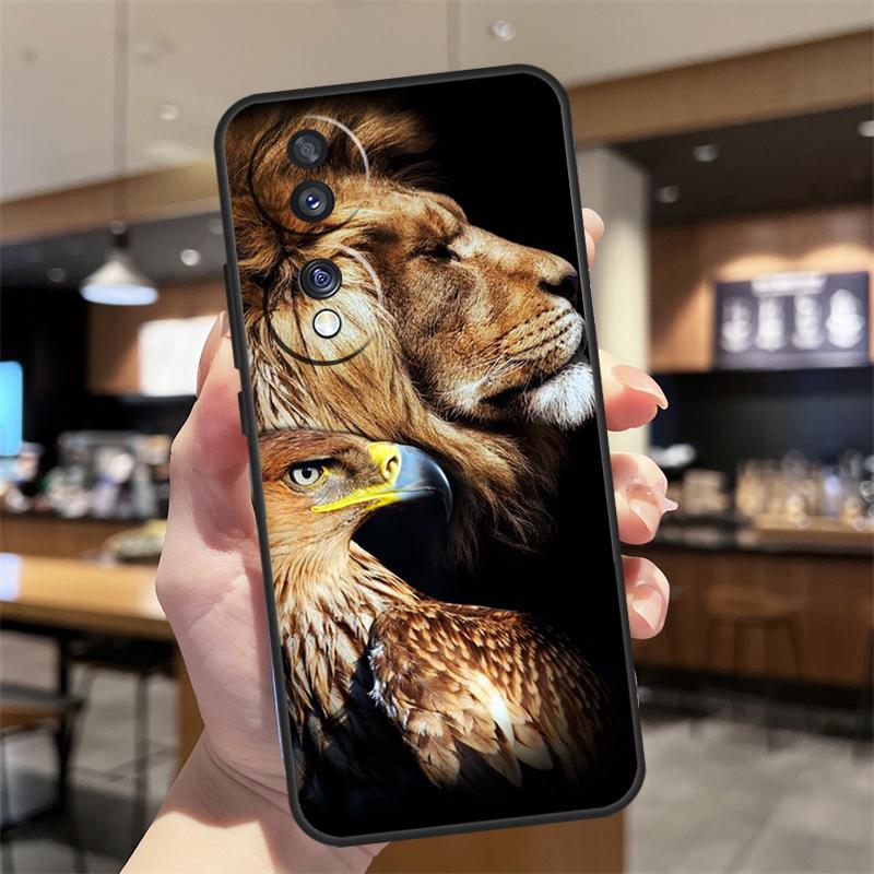 Animal Lion Wolf Tiger Eagle Case For Honor Magic 5 6 7 8 Pro Honor 200 400 50 70 90 Lite X8b X8c X9b X9c X9d Win RT Cover