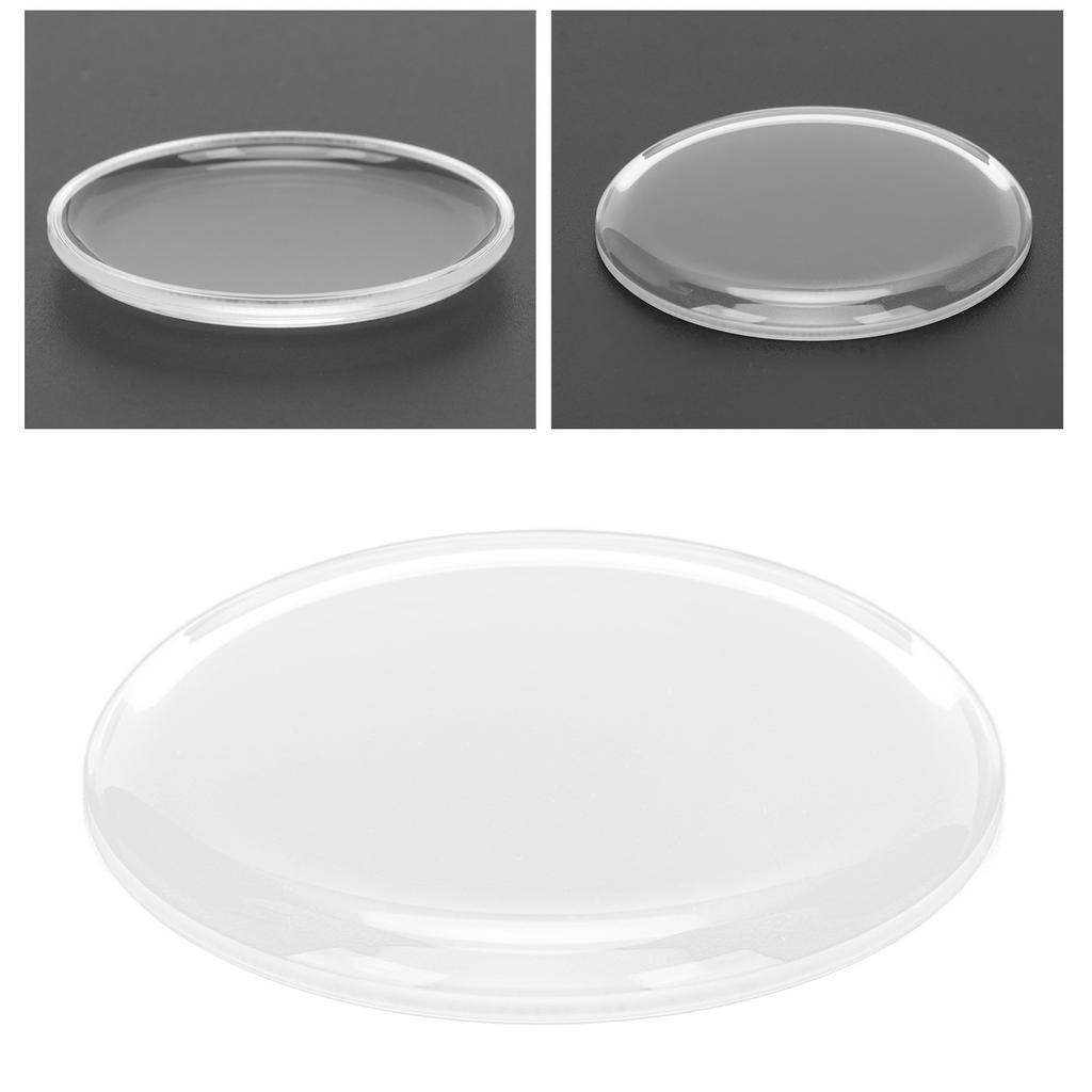 Watch Lens Waterproof Transparent 40.5-43.5mm Sturdy Round Watch Crystal Lens Watch Glass