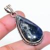 Natural Sodalite Gemstone Handmade 925 Sterling Silver Pendant 1.97" AP-15263
