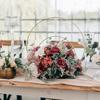 Iron Round Rings 10-50cm Garland Rings Wreath Frame Gold Metal Flowers Hoops  Christmas Decor