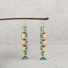 5Pairs Acrylic Wood Fish Drop Earrings Hook Piercing Beach Drop Earrings Salmon Fish Earrings  Women